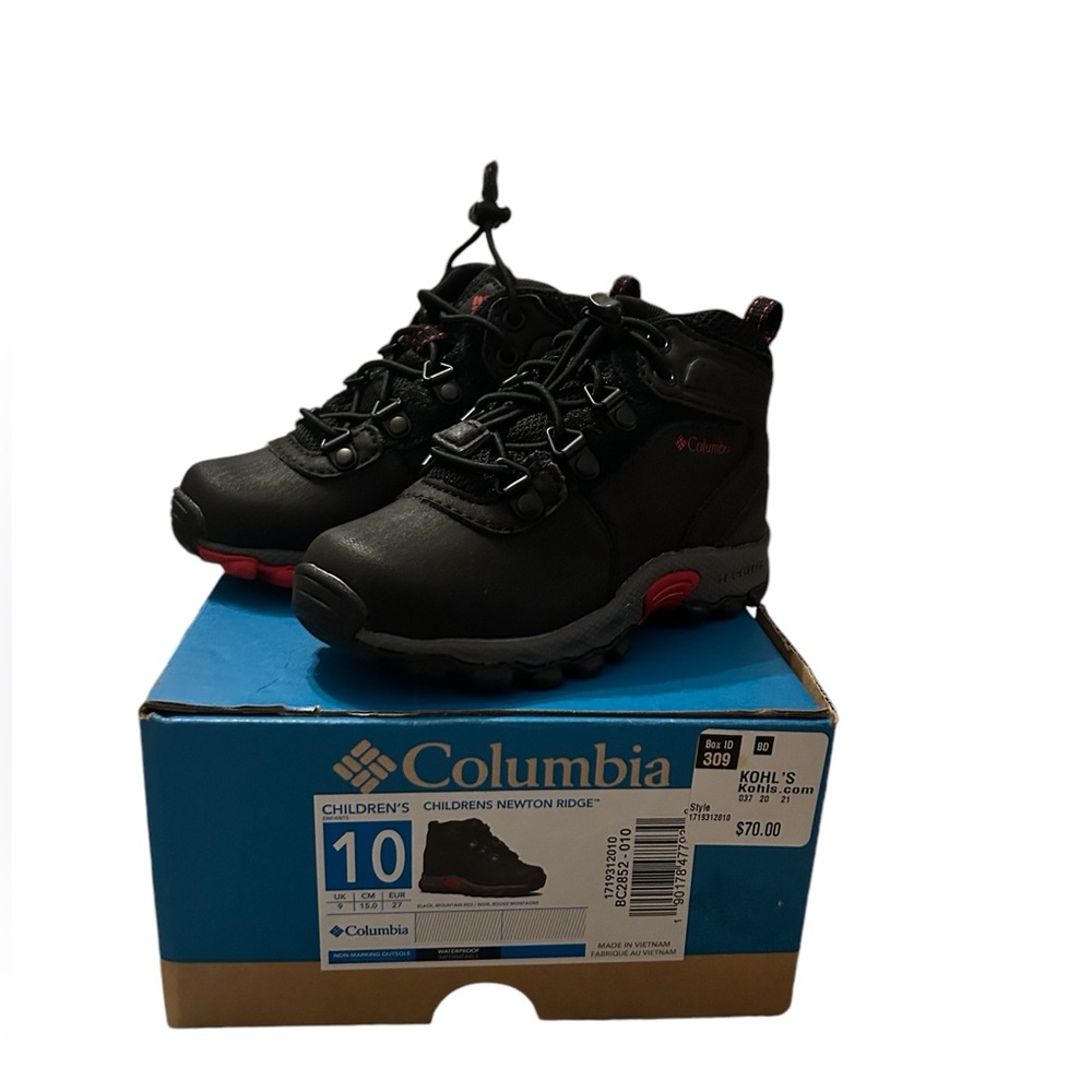 Columbia childrens Newton Ridge size 10
